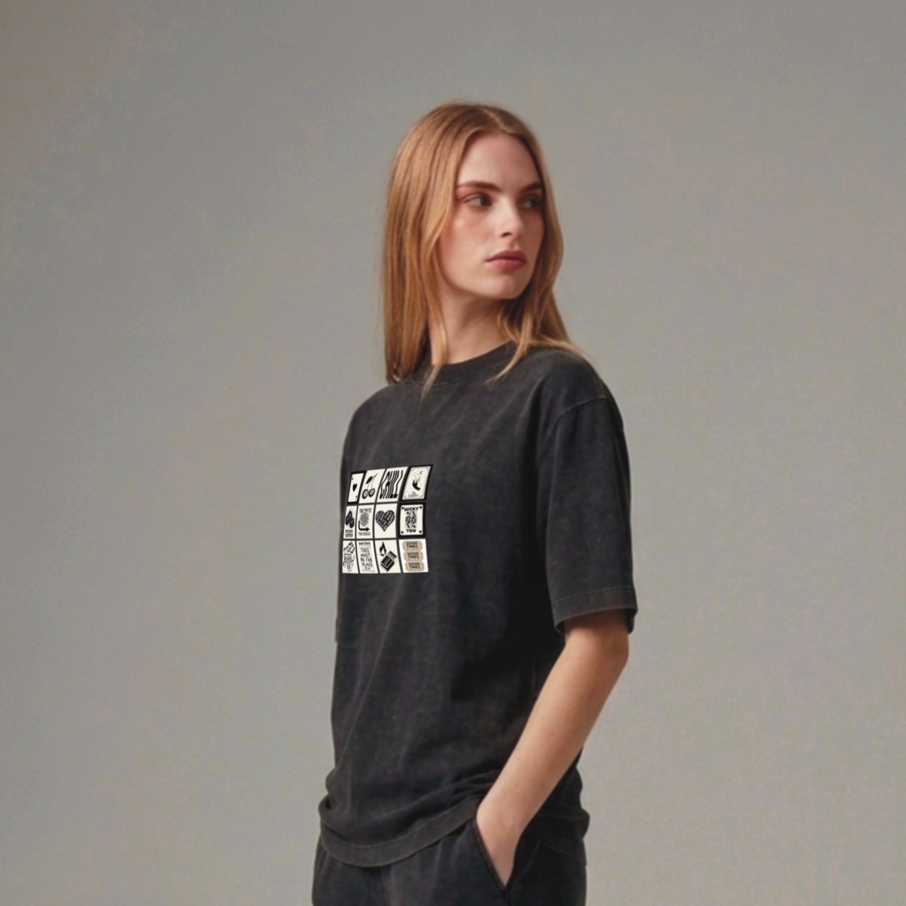 Good Times Oversized Tee — alternate view